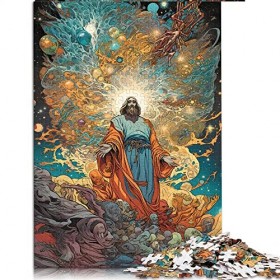 1000 pièces Jigsaw Puzzle Jeu Jésus Christ Jigsaw Puzzles pour Adultes Puzzles en Carton Jeux de Famille Cadeaux danniversai