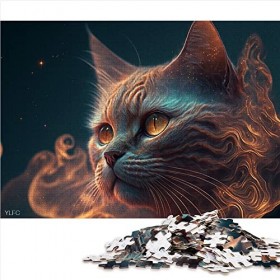 1000 Pièces Puzzles Animal Chat Puzzle pour Adultes Puzzles en Carton Puzzles pour Adultes Jeu Éducatif Défi Jouet Taille 26