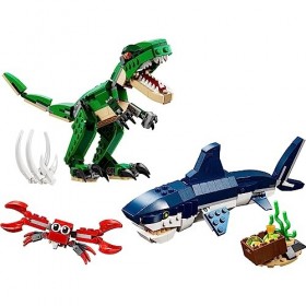 LEGO Pack Creator 3-en-1 : Comprend Les Ensembles Les Créatures sous-Marines 31088 et Les Dinosaures Féroces 31058 , Jouet