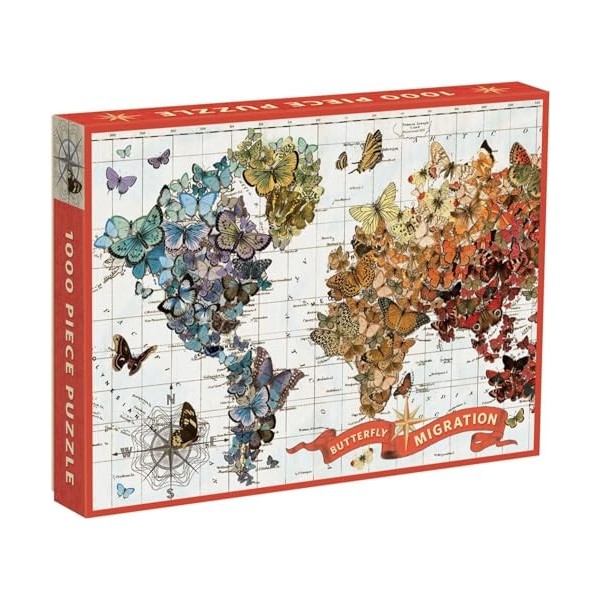 Wendy Gold Butterfly Migration 1000 Piece Puzzle