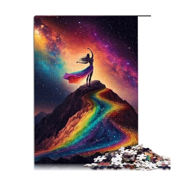 Puzzles pour Adultes Adolescents Esprit Arc-en-Ciel 1000 pièces Puzzles Adolescents Puzzles en cartonPuzzle éducatifFamilleTa