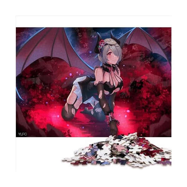 Puzzle pour Adultes Houkai Gakuen Theresa Apocalypse Puzzles de 1000 pièces pour Adultes pour Adolescents et Adultes Puzzles 