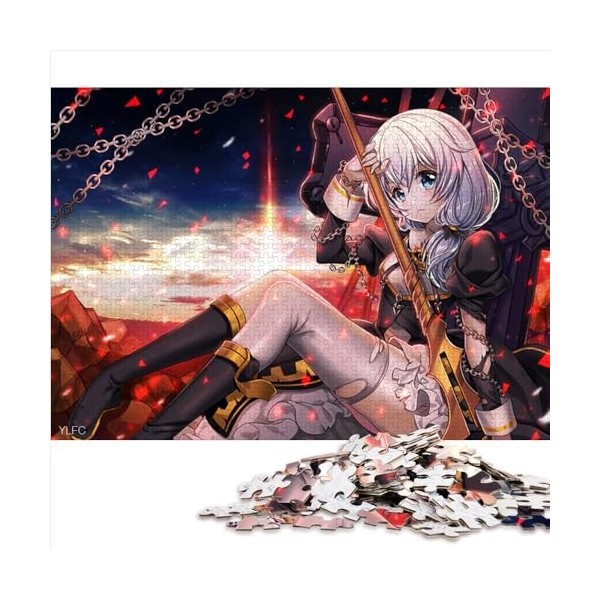 Puzzle pour Adultes Houkai Gakuen Theresa Apocalypse Puzzles de 1000 pièces pour Adultes pour Adolescents et Adultes Puzzles 