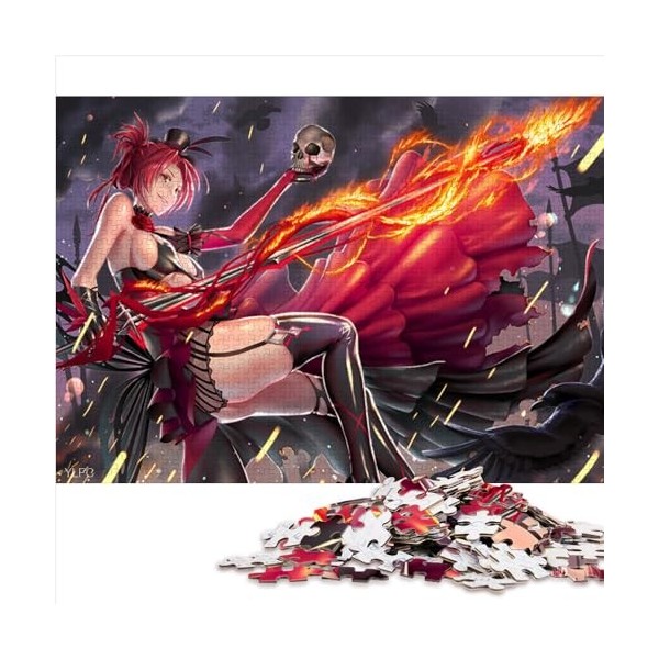 Puzzle pour Adultes Houkai Gakuen Theresa Apocalypse Puzzles de 1000 pièces pour Adultes pour Adolescents et Adultes Puzzles 