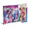 Clementoni- Puzzle My Little Pony 104pzs Does Not Apply Supercolor Pony-104 pièces, 6 Ans Enfant Dessin animé-fabriqué en Ita