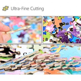 HCYEFG Puzzles 1000 Pièces Jouet Éducatif en Bois pour Adultes Enfants Palmier sur La Plage dans Le Village De Vacances De Mo