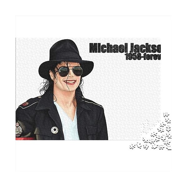 300 Pièces Puzzles Adultes Michael Jackson Puzzles pour Adultes Puzzles 300 Pièces Puzzle Jeu Jouets pour Adultes Puzzles Fam