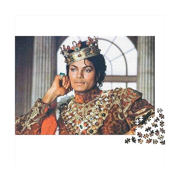 300 Pièces Puzzles Adultes Michael Jackson Puzzles pour Adultes Puzzles 300 Pièces Puzzle Jeu Jouets pour Adultes Puzzles Fam