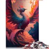 Puzzles pour Adultes Vipères des Montagnes Bleues Rouges Puzzle de 1000 pièces pour Enfants à partir de 12 Ans Puzzles en Car