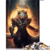 Puzzle pour Adultes et Enfants Lion féroce Puzzle 1000 pièces Puzzles en Carton pour Adolescents et enfantsJeu éducatif pour 