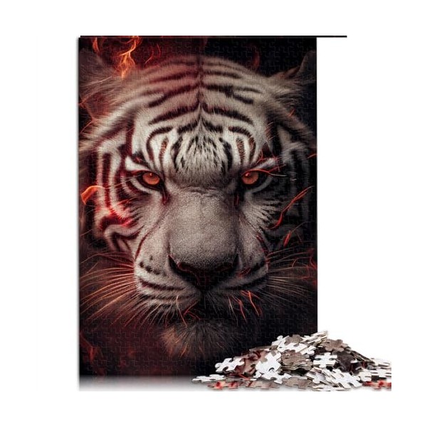 Puzzle pour Adultes et Enfants Loup Puzzle 1000 pièces pour Adultes et Enfants de 12 Ans et Plus Puzzles en Carton Jeux de Pu