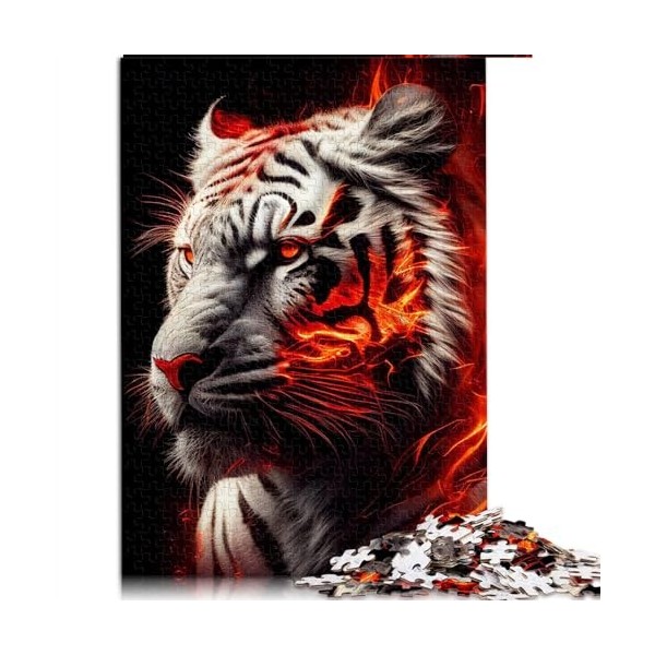 Puzzle pour Adultes et Enfants Loup Puzzle 1000 pièces pour Adultes et Enfants de 12 Ans et Plus Puzzles en Carton Jeux de Pu