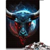 Puzzles Phantom Wolf Puzzles 1000 pièces pour Adultes et Enfants Puzzles en cartonCadeau danniversaire, Cadeaux pour Adultes