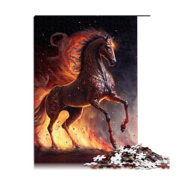 Puzzles Phantom Wolf Puzzles 1000 pièces pour Adultes et Enfants Puzzles en cartonCadeau danniversaire, Cadeaux pour Adultes