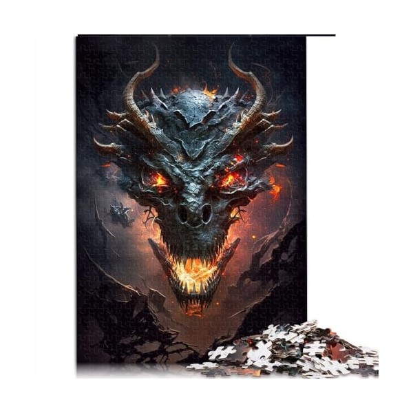 Puzzles Phantom Wolf Puzzles 1000 pièces pour Adultes et Enfants Puzzles en cartonCadeau danniversaire, Cadeaux pour Adultes