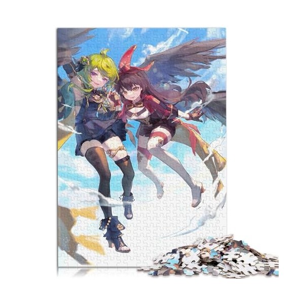 Puzzle pour Adultes Genshin Impact Chongyun Puzzles Amusants pour Adultes 1000 pièces pour Adultes et Enfants Puzzles en cart