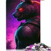 Puzzles pour Adultes Selfies de Chat de Montagne pour Adultes Puzzle de 1000 pièces pour Adultes et Enfants de 12 Ans et Plus