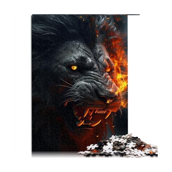 Puzzles pour Adultes Selfies de Chat de Montagne pour Adultes Puzzle de 1000 pièces pour Adultes et Enfants de 12 Ans et Plus