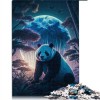 Puzzles pour Adultes Selfies de Chat de Montagne pour Adultes Puzzle de 1000 pièces pour Adultes et Enfants de 12 Ans et Plus