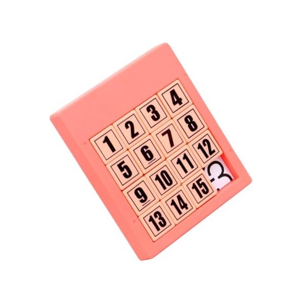 Abaodam Route Huarong numérique Puzzles Amusants pour Adultes Puzzles en Bois scie sauteuse énigmes Puzzle de Chiffres coulis