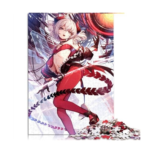 Puzzles pour Adultes Honkai Impact Bronya Zaychik Puzzles pour Adultes 1000 pièces pour Adultes et Enfants de 12 Ans et Plus 