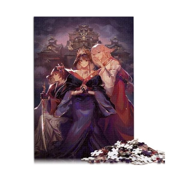 Puzzles pour Adultes Honkai Impact Bronya Zaychik Puzzles pour Adultes 1000 pièces pour Adultes et Enfants de 12 Ans et Plus 