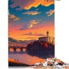 Puzzle Monde Merveilleux 1000 pièces Puzzles pour Adultes Cadeaux pour Adultes Puzzles en cartonjeux Amusants pour la Famille