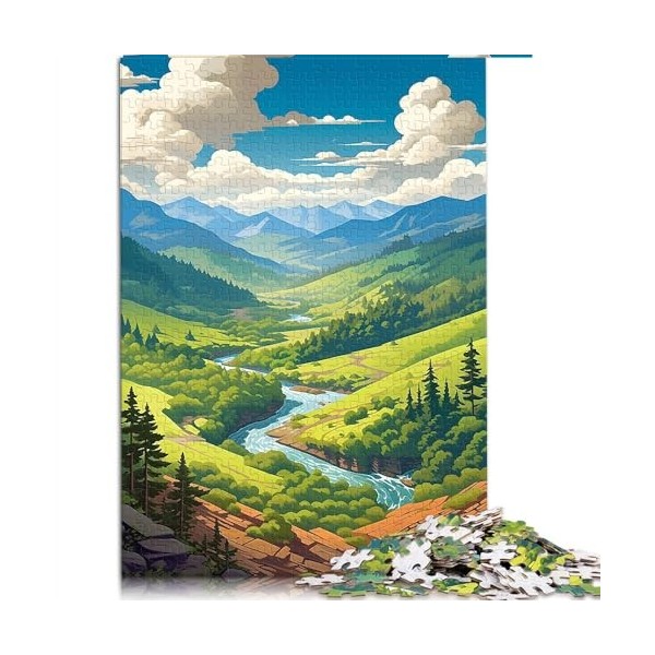 Puzzle Monde Merveilleux 1000 pièces Puzzles pour Adultes Cadeaux pour Adultes Puzzles en cartonjeux Amusants pour la Famille