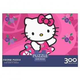 Puzzle 300 Pièces pour Adultes Hello Kitty Puzzles Créatifs pour Adultes Adolescents 300 Pièces Impossible Jeux De Puzzle en 