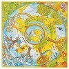 Goki- Puzzle XL Un año Con el Pato, 57451, Multicolore