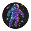 Neon Astronaut Rond Puzzle Adultes Amusant 68 Pièces Décoration De La Maison Soulagement du Stress Jeu Éducatif Jouet Jeu Int