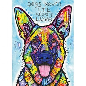 Heye- Puzzle Dogs Never Lie 1000 Pièces, 29732, Multicolore