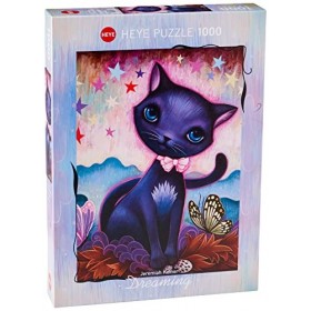 Amix - Heye-29687 - Puzzle Classique - Black Kitty - 1000 Pièces