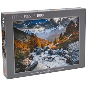 Heye Puzzles Mountain Stream Lot de 1000 bâtonnets, Multicolore 