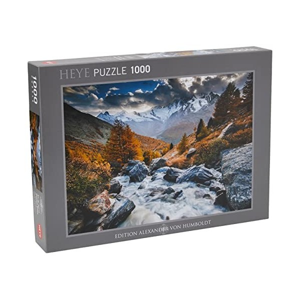 Heye Puzzles Mountain Stream Lot de 1000 bâtonnets, Multicolore 