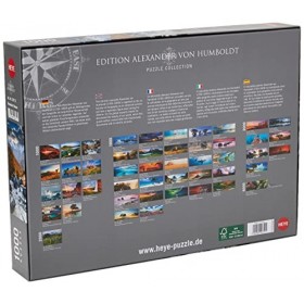 Heye Puzzles Mountain Stream Lot de 1000&nbsp;bâtonnets, Multicolore 