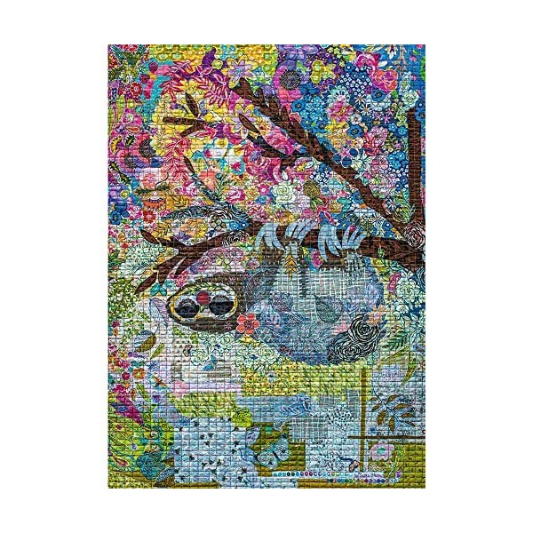 Puzzle 1000 pièces Quilt Art Sloth HEYE