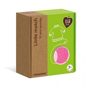 Clementoni Little Match-Avant et Après-Puzzle Enfant 24 pièces-matériaux 100% recyclés-fabriqué en Italie, 3 Ans et Plus, 162