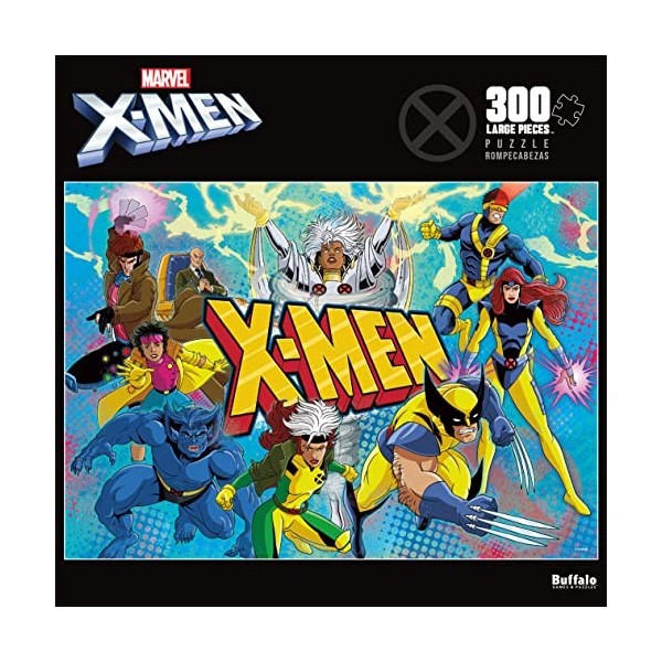 Buffalo Games - Marvel X-Men – Puzzle de 300 pièces de grande taille