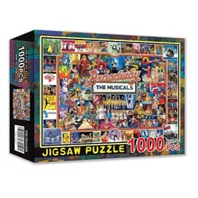 Puzzle 1000 pièces pour Adultes apprenant Le Cadeau éducatif de Jeu de Jouet Broadway 