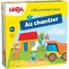 HABA - Mes Premiers Jeux - Au Chantier - Jeu de classement et de mémoire coopératif- Jeu Ludique et Interactif sur la Constru