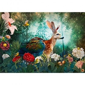 Athesia Kalenderverlag GmbH Puzzle 1000 pièces : Fauna Fantasies : Jackalope