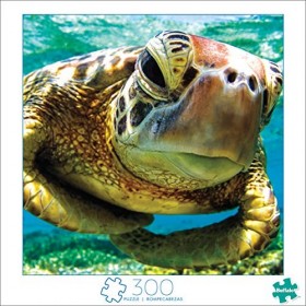 Buffalo Games - Tortue nageur – Puzzle de 300 grandes pièces