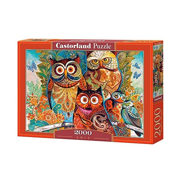 Castorland - C-200535-2 - Puzzle - Galchutt - Hiboux - 2000 Pièces