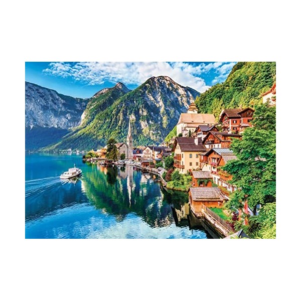 Clementoni 1500pzs Does Not Apply Collection Hallstatt 1500 pièces, Puzzle paysages, Divertissement Adulte-fabriqué en Italie