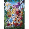 Clementoni Disney Alice Bespoke-1000 Pièces-Puzzle, Divertissement pour Adultes-Fabriqué en Italie, 39673