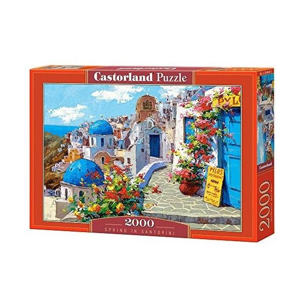 Castorland - C-200603-2 - Puzzle - Printemps à Santorin - 2000 Pièces