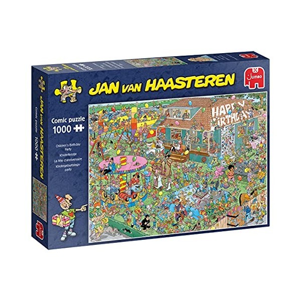 Jumbo Fête danniversaire pour enfants Jan van Haasteren de Jumbo Games, puzzle de 1000 pièces, 20035