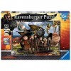 Ravensburger - 10549 - Puzzle Enfant Classique - Dragons - Krokmou Et Ses Amis - 100 Pièces XXL