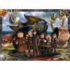 Ravensburger - 10549 - Puzzle Enfant Classique - Dragons - Krokmou Et Ses Amis - 100 Pièces XXL